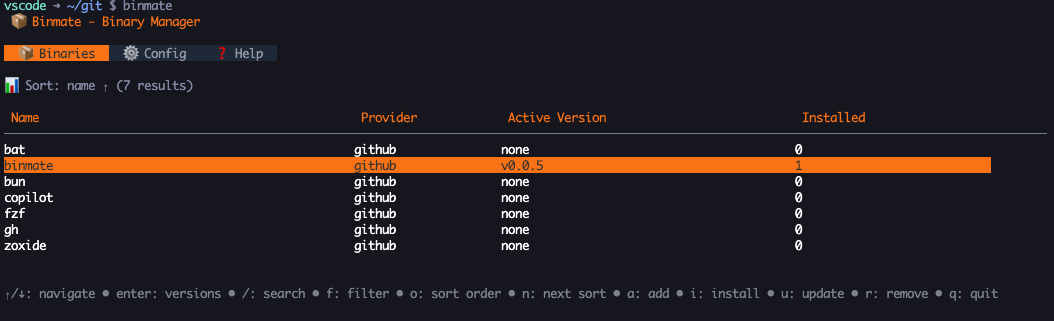 Binary List View